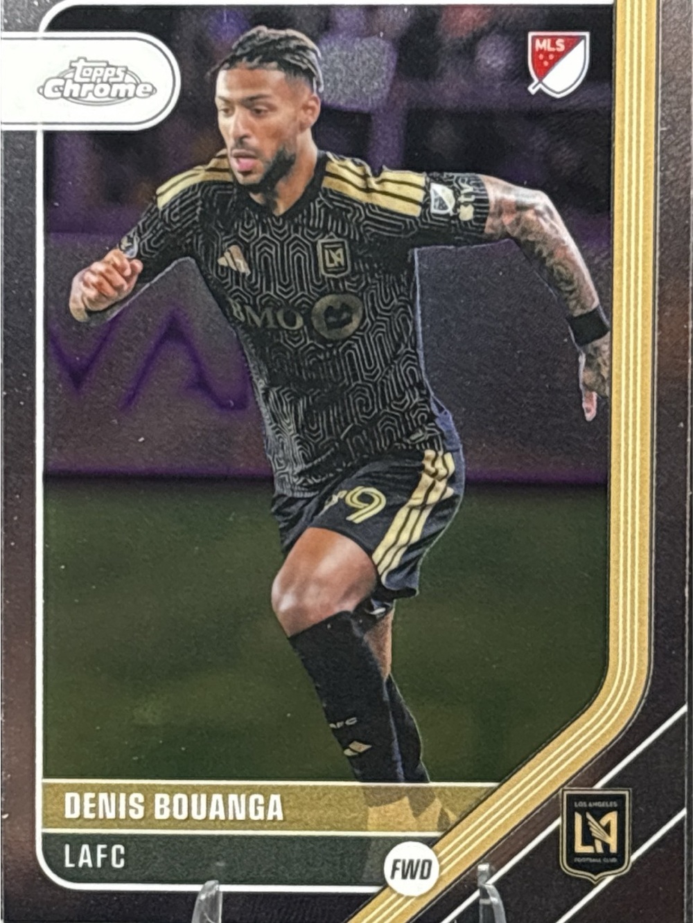 Topps Chrome LAFC Soccer Card — Denis Bouanga